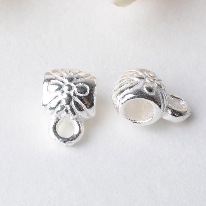 Sterling Silver Ring - solid 925 sterling silver Tube Spacer