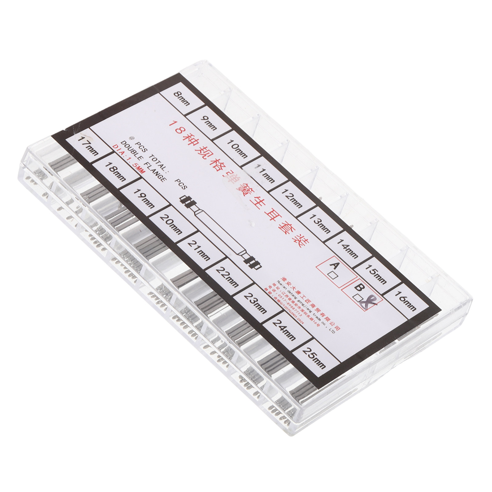 1 Box Steel Spring Bar Pins Wa - Watch Strap Replacement recension och pris