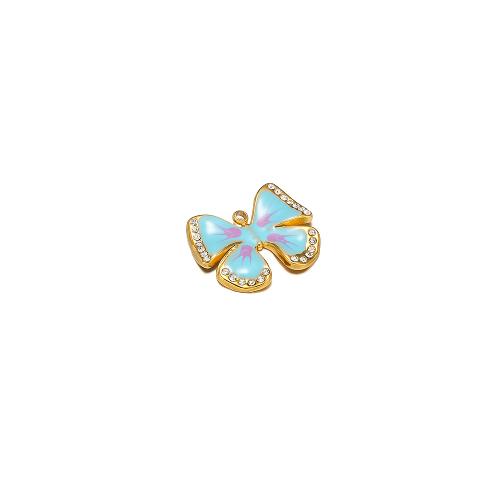 5Pcs Enamel Butterfly Charms S - Butterfly Pendant Necklace recension och pris