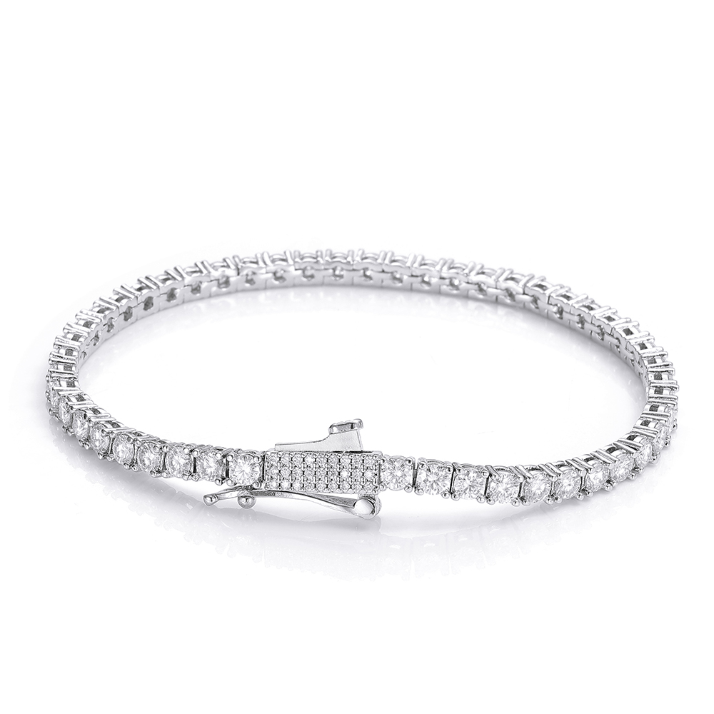 3mm 4mm Iced Out Tennis Bracel - Tennis Bracelet Cubic recension och pris