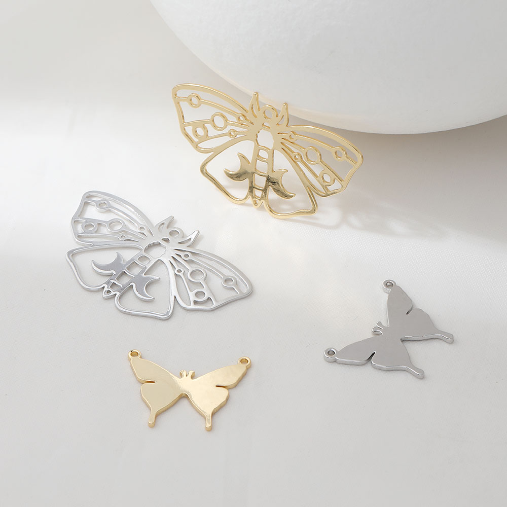 6PCS 14K Gold Plated Sheet Smo - Butterfly Pendant Necklace recension och pris