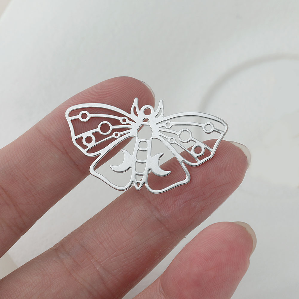 6PCS 14K Gold Plated Sheet Smo - Butterfly Pendant Necklace recension och pris