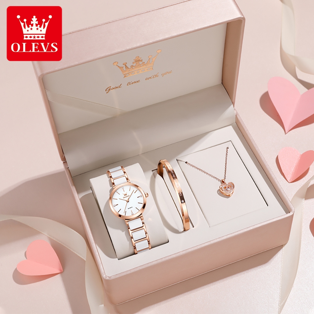 OLEVS Women Watch 5877 Luxury  - Jewelry Bracelet Watches recension och pris