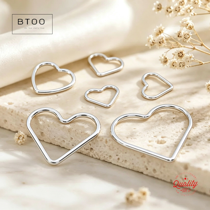 925 Sterling Silver Heart Jump - Sterling Silver Ring recension och pris
