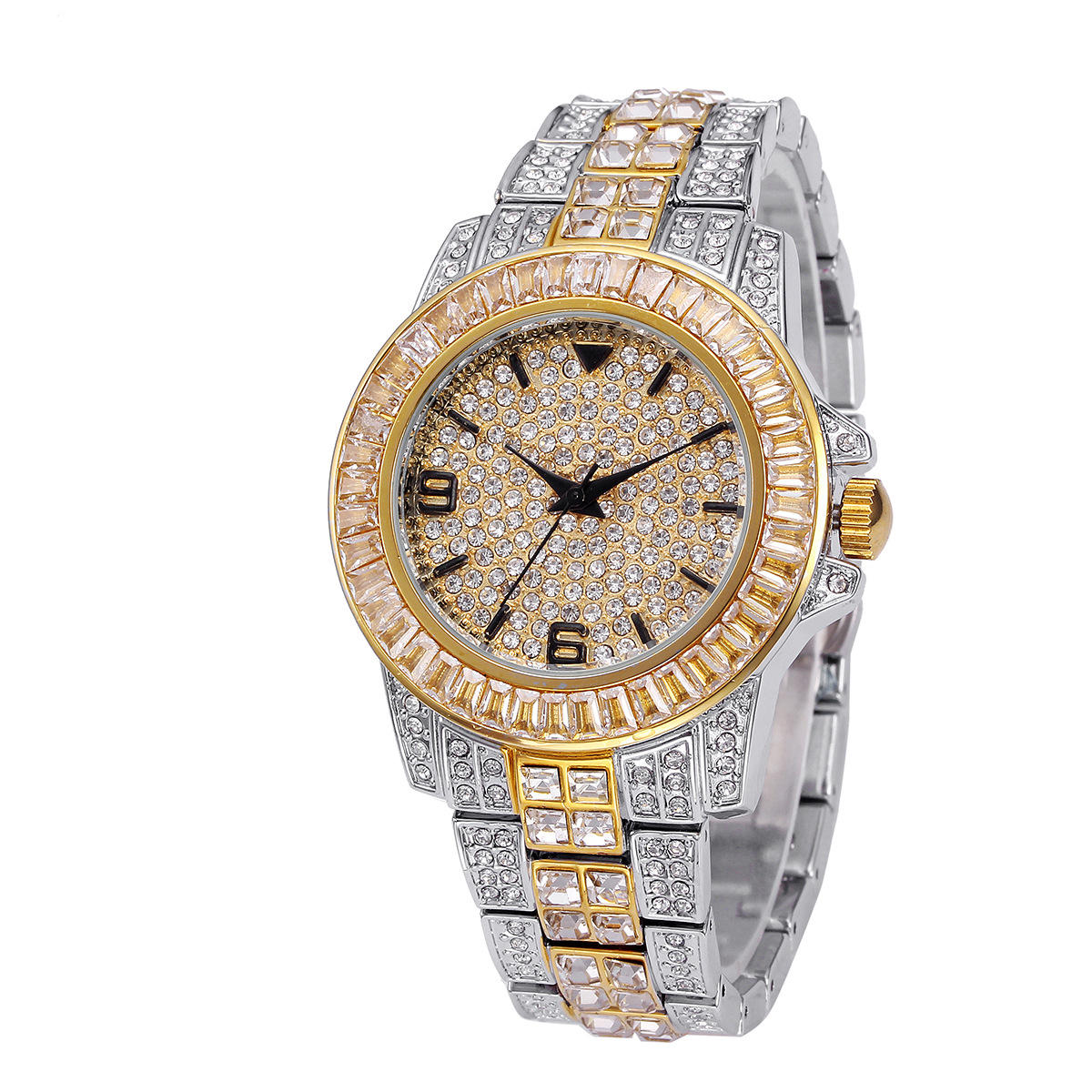 Luxury Full Stone Quartz Watch - Jewelry Bracelet Watches recension och pris