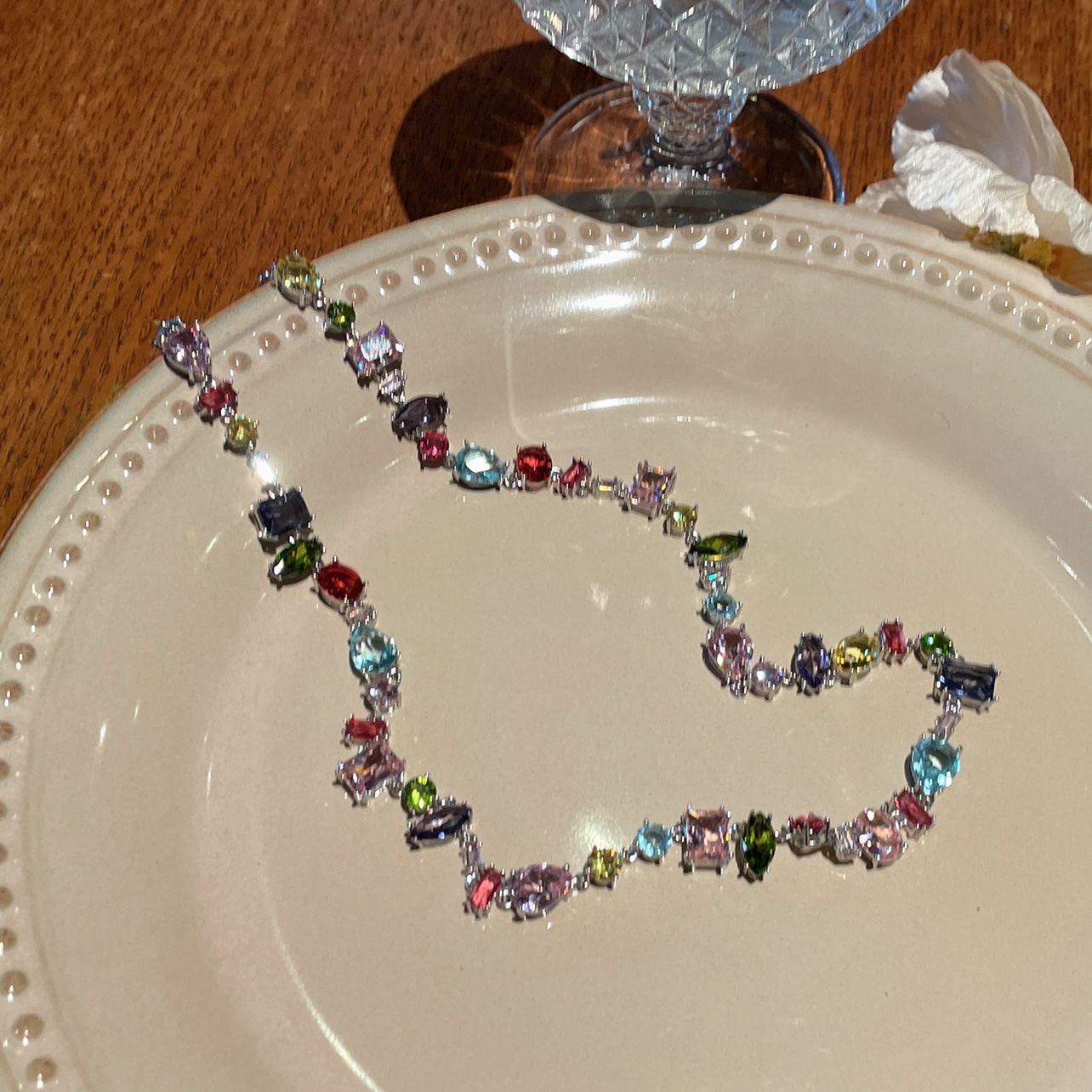 UWIN Zircon Beads Tennis Chain - Tennis Bracelet Cubic recension och pris