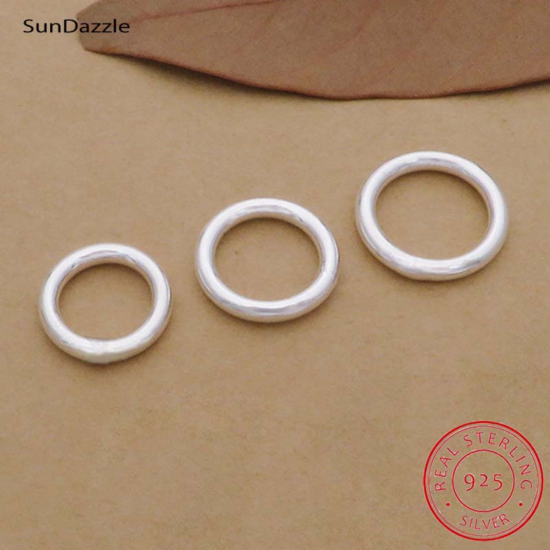10pcs Genuine Real Pure Solid  - Sterling Silver Ring recension och pris