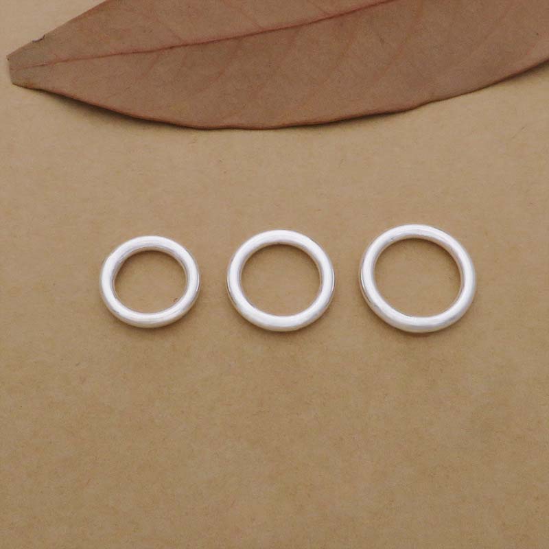 10pcs Genuine Real Pure Solid  - Sterling Silver Ring recension och pris