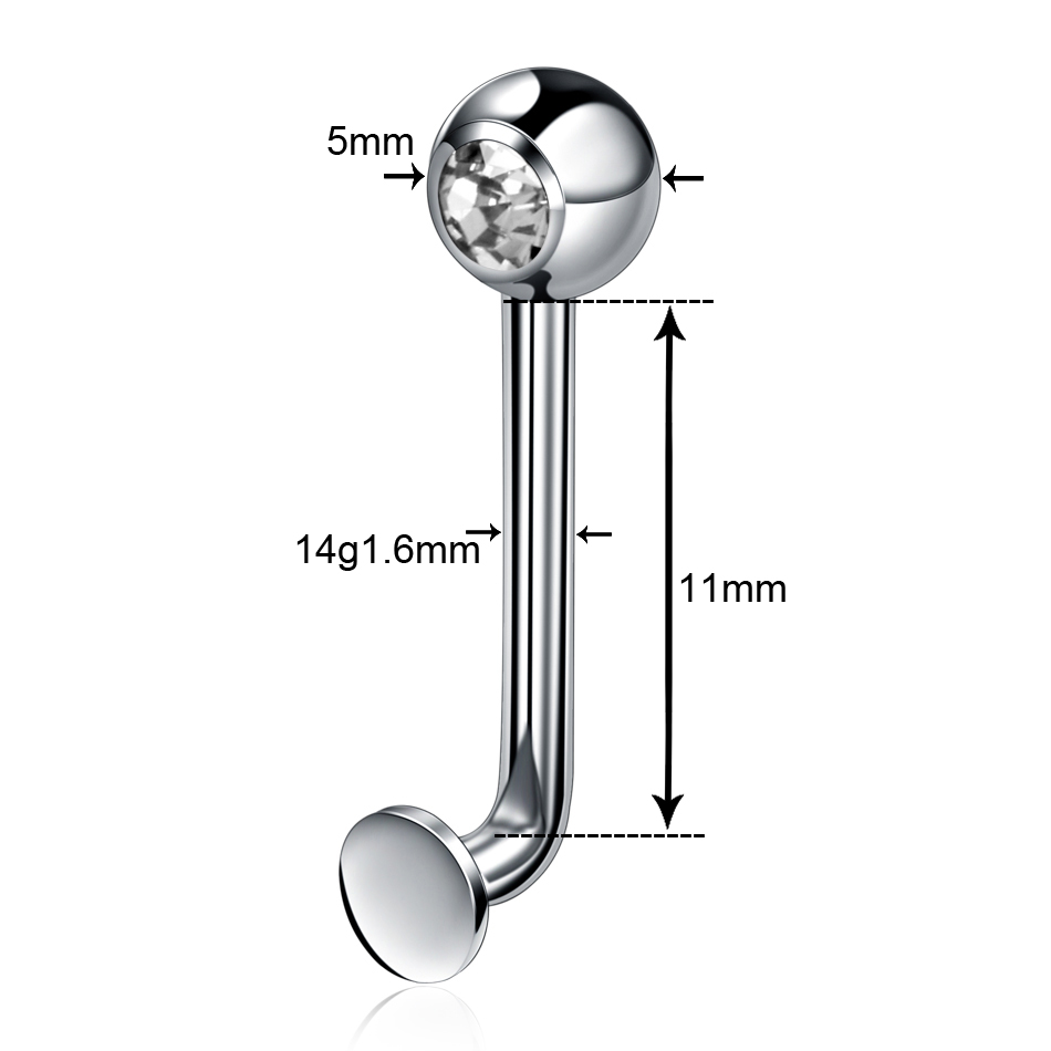 1PC Belly Button Rings Piercin - Christina Jewelry & Watches Marguerite Ørestik Forgyldt Sølv recension och pris