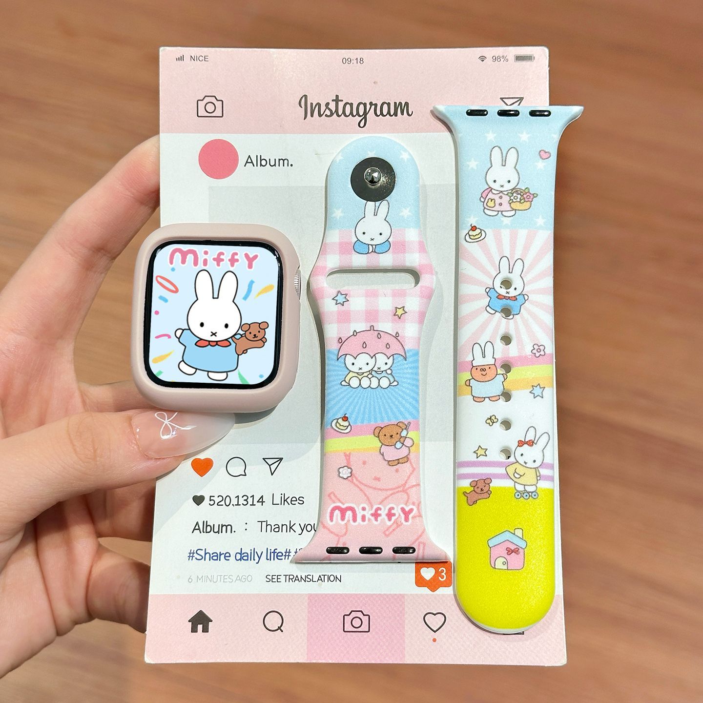 Dopamine Color Miffy Silicone  - Watch Strap Replacement recension och pris