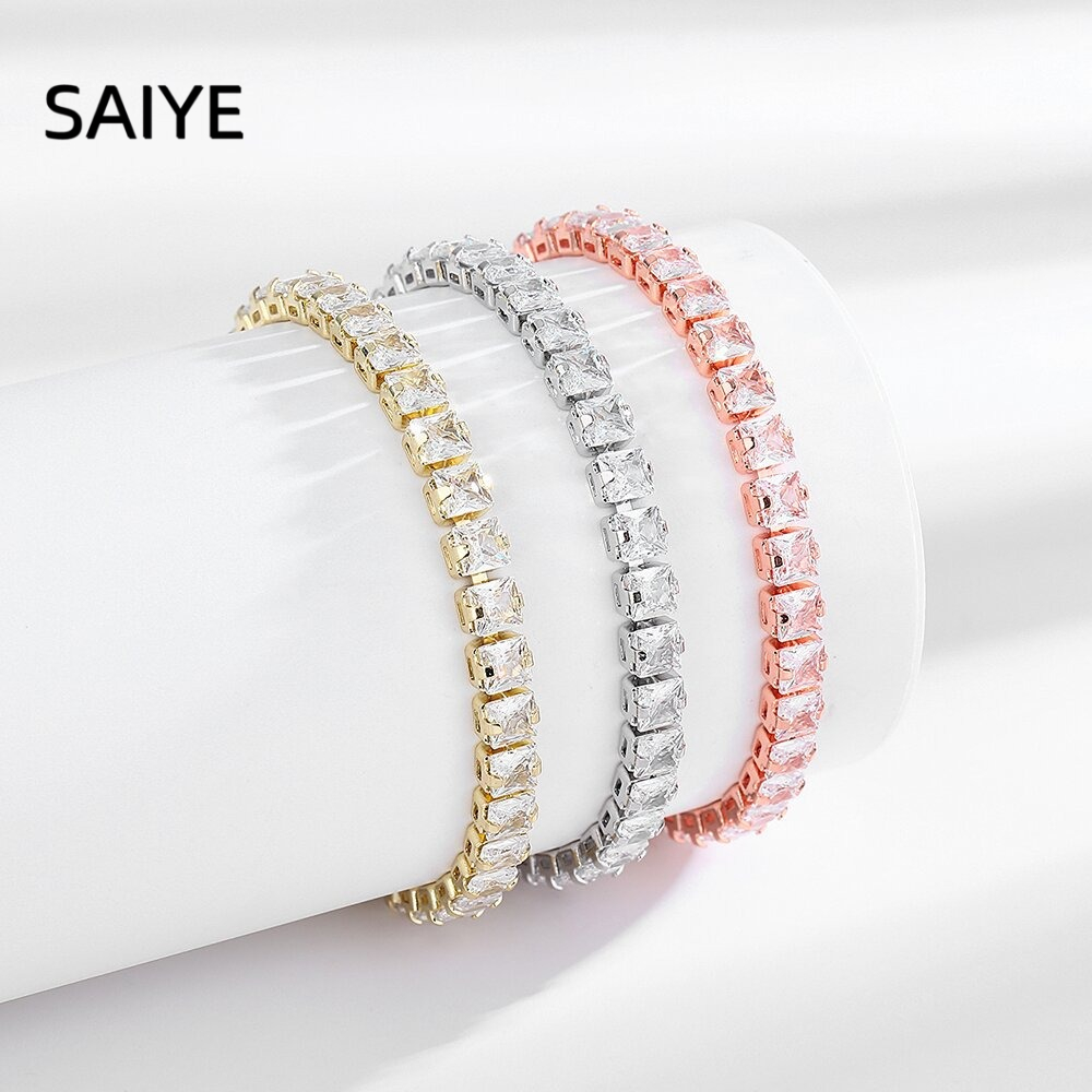 925 Sterling Silver Tennis Bra - Tennis Bracelet Cubic recension och pris