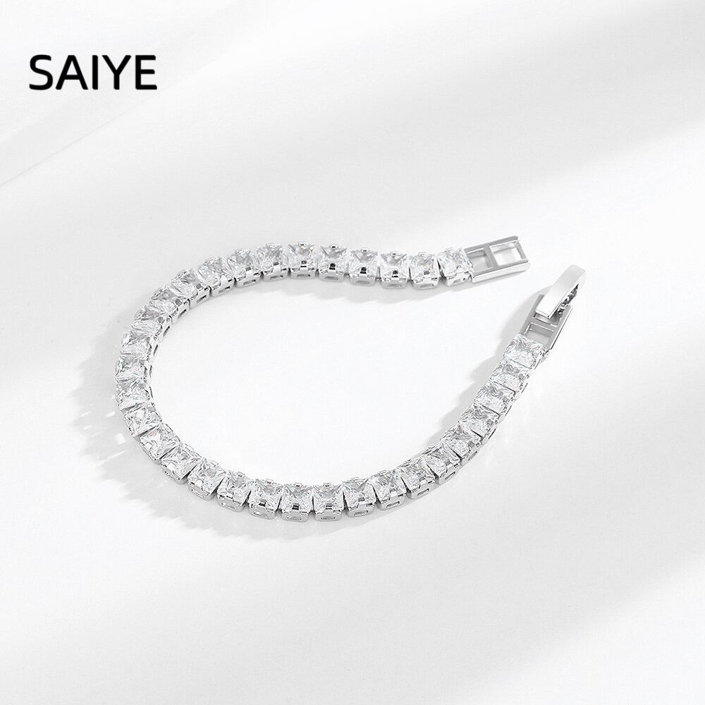 925 Sterling Silver Tennis Bra - Tennis Bracelet Cubic recension och pris