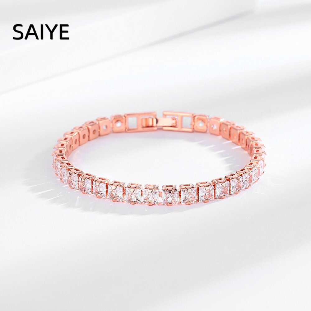 925 Sterling Silver Tennis Bra - Tennis Bracelet Cubic recension och pris