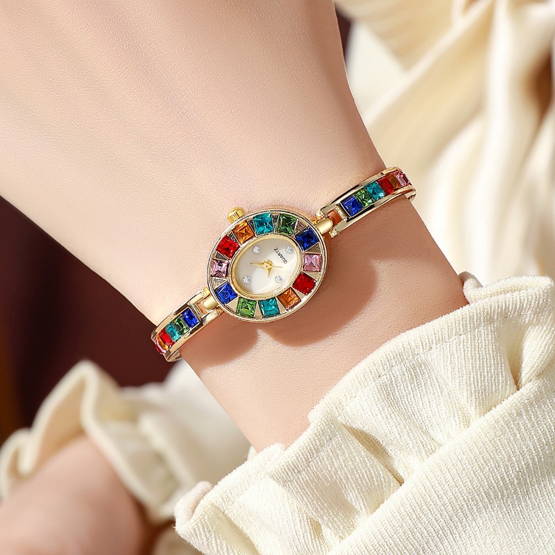 2pcs Elegant Colorful Rhinesto - Jewels On Watches recension och pris